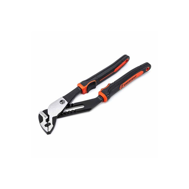 Crescent 8' Z2 K9 Straight Jaw Tongue and Groove Pliers with dual material grips for enhanced comfort and durability