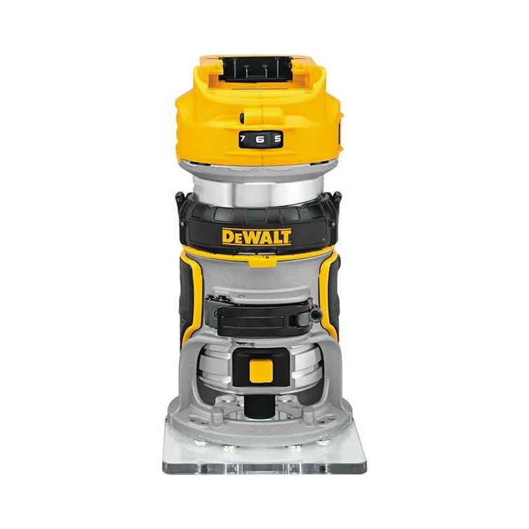 DeWalt 20V Max XR Palm Router for precision routing in woodworking, offering power, control, and versatility for DIY and professional projects