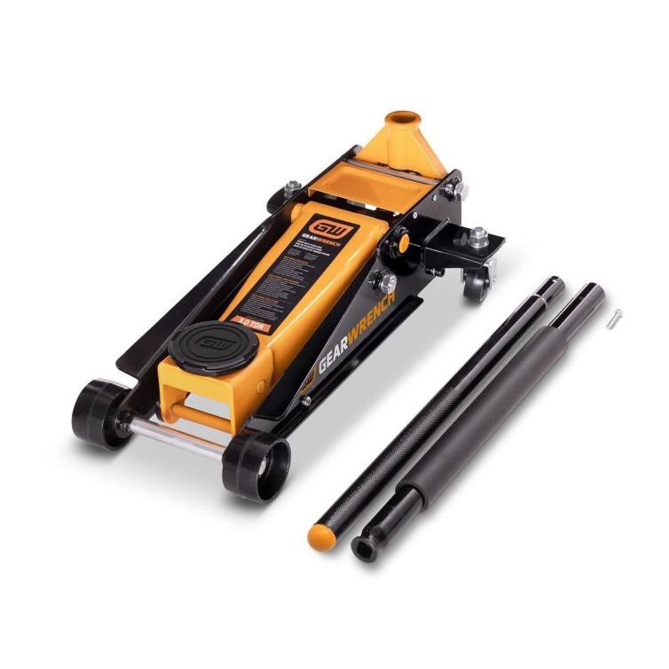 GearWrench J3 Ton Heavy-Duty Floor Jack - Durable, high-capacity jack for lifting cars, trucks, and heavy machinery