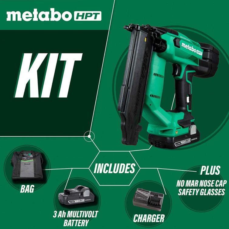 Metabo HPT 18V 18ga Compact Brad Nailer Kit