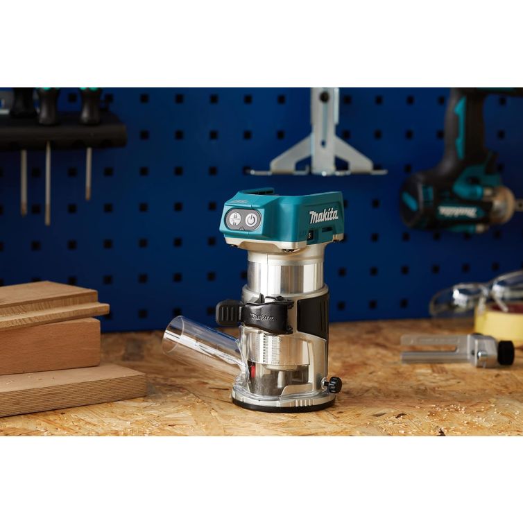 Makita 18V Cordless Compact Router with Brushless Motor