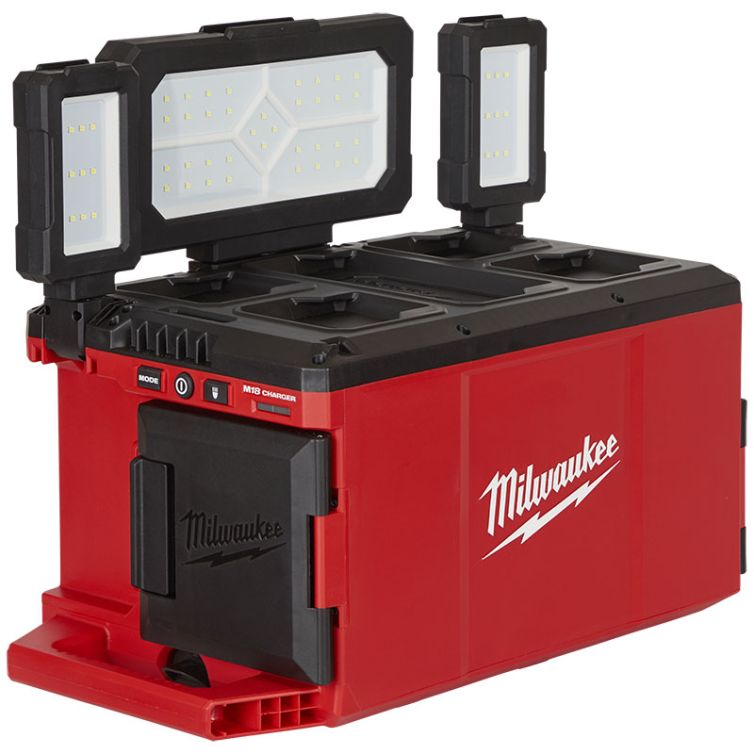 Milwaukee M18 18 Volt Lithium-Ion Cordless PACKOUT Light/Charger