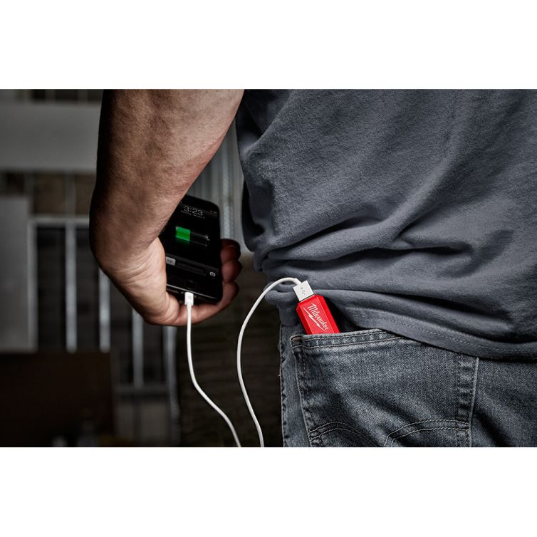 Milwaukee REDLITHIUM USB Charger Portable Power Source Kit