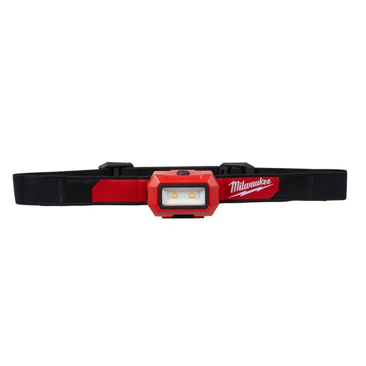 Milwaukee Alkaline Flood Headlamp – Bright, versatile headlamp with flood beam for hands-free lighting in various work environments