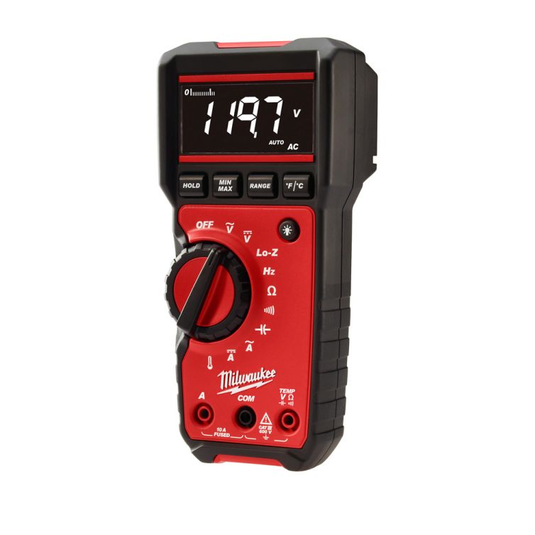 Milwaukee Digital Multimeter for accurate measurement of voltage, current, and resistance in electrical troubleshooting and testing