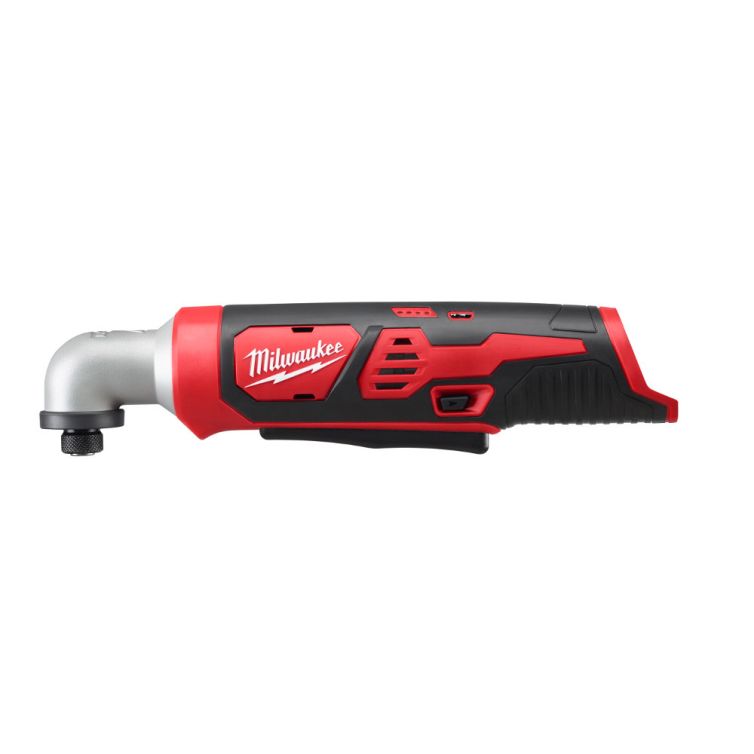 Milwaukee M12 12V Lithium-Ion Cordless 1/4” Hex Right Angle Impact Driver - Tool Only, compact and powerful for tight spaces