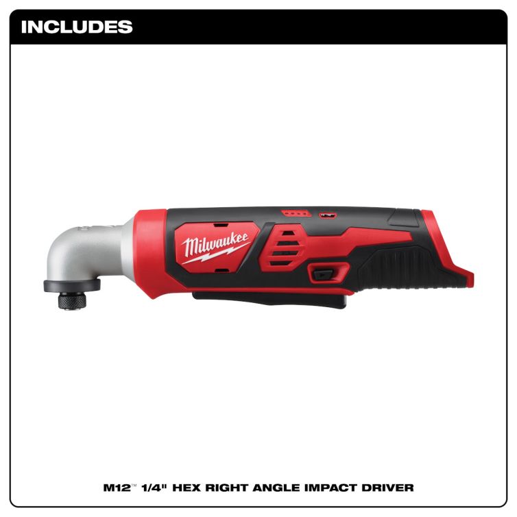 Cordless Milwaukee Right Angle Impact Wrench M12 Milwaukee M12 12