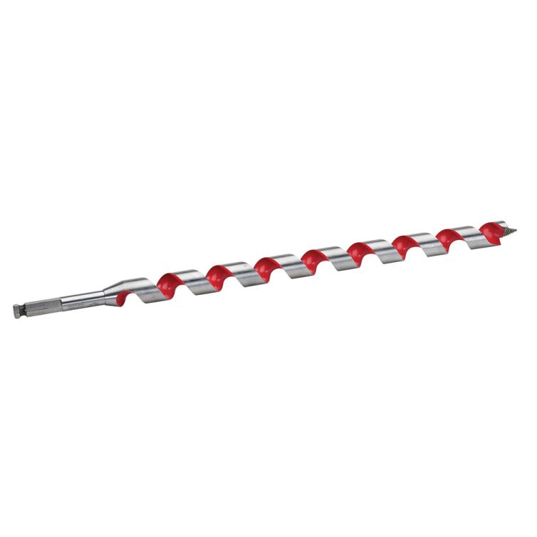 Milwaukee 1 in. x 18 in. Ship Auger Bit for efficient, clean drilling in wood with a long reach and durable design