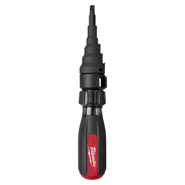 Milwaukee 7-in-1 conduit reamer with ECX for efficient conduit preparation and electrical work