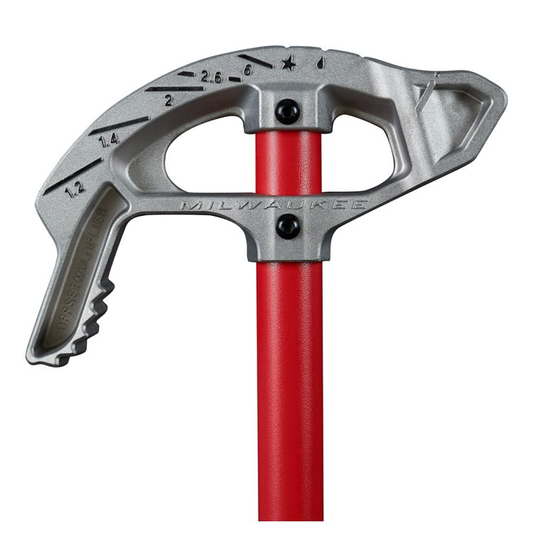 Milwaukee 3/4 in. Aluminum Conduit Bender, lightweight and robust for precise bending of aluminum conduit in electrical installations