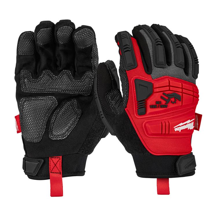 Milwaukee Impact Demolition Gloves - Large – Tough, impact-resistant gloves for maximum protection and comfort during heavy-duty tasks
