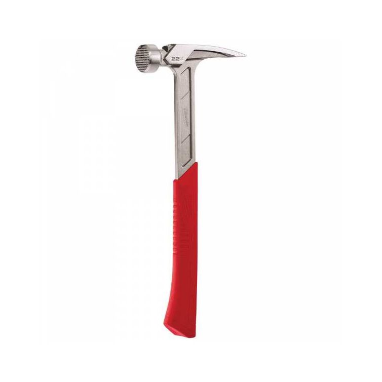 Milwaukee 22 oz milled face framing hammer with a durable design for precision and strength in construction and framing tasks