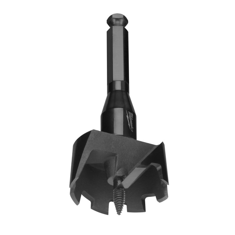 Milwaukee 1-3/4 in. Selfeed Bit – Efficient, fast drilling bit for large holes in wood with self-feeding design for smooth operation