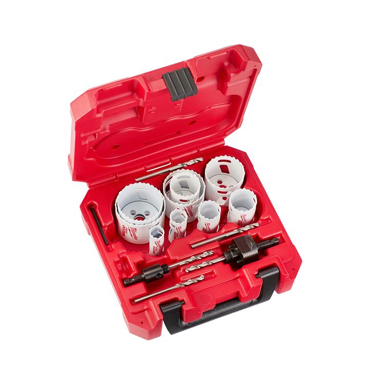 Milwaukee Hole Dozer Hole Saw Kit - 17pc Set for Precision Drilling in Metal, Wood, and Plastic - Durable and Efficient Cutting Tools