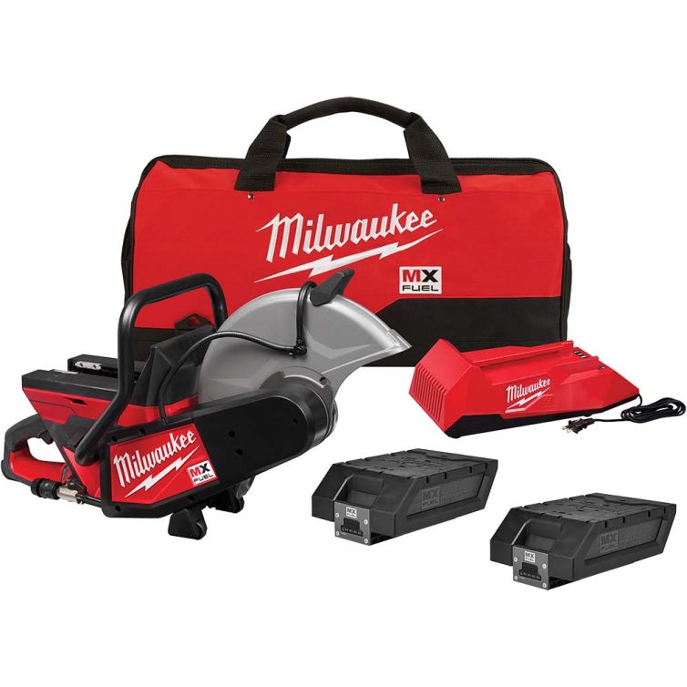 Milwaukee MX FUEL 14" CUT-OFF Saw Kit, featuring a powerful and portable design for precise cutting in various materials