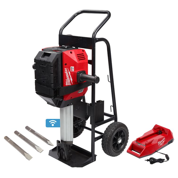 Milwaukee MX FUEL Lithium-Ion Cordless Breaker Kit, designed for powerful and efficient demolition with cordless convenience