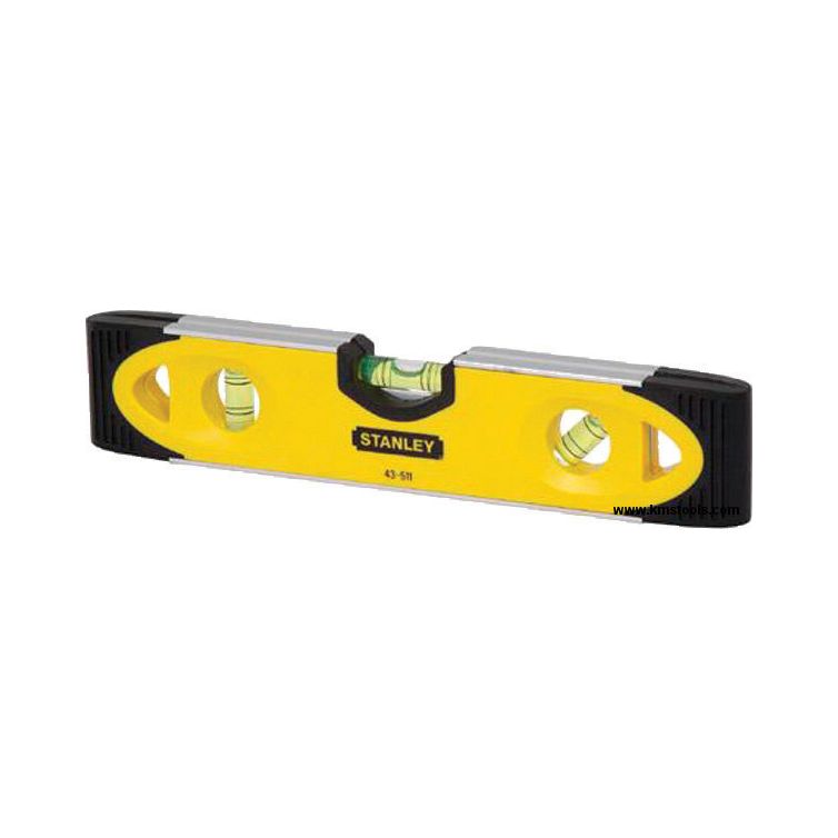Stanley 9" Magnetic Torpedo Level, compact and accurate tool for precise leveling in construction and DIY projects