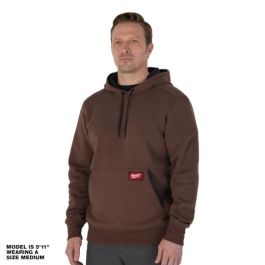 Milwaukee Midweight Pullover Hoodie Brown (M)