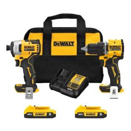 DeWalt 20V MAX ATOMIC Brushless Compact 1 2 Drill Driver and Impact Driver Combo Kit