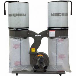 Magnum Industrial 3 HP 4 Bag Dust Collector with Canister