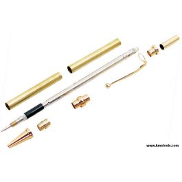 MaxWood Slimline Mechanical Pencil Turning Kit Gold Finish