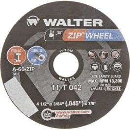 Walter ZIPCUT 4-1/2 Cut-Off Wheel