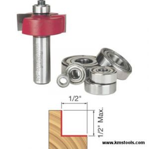 Freud 3/16" Depth Inlay Bit - 1/2" Shank Router Bit For Solid Surface Materials