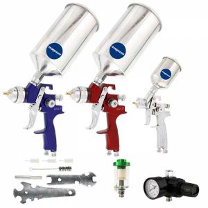 Magnum 600ml HVLP Spray Gun Kit with 1.4mm and 1.7mm Tips (SG117)