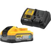 DeWalt Powerstack 20V MAX Battery Starter Kit, Rechargeable, 5Ah
