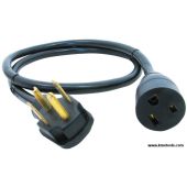 Century Wire and Cable Dryer Plug to Welder Plug Adapter Cord