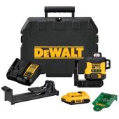 DeWalt 20V 3x360 Green Beam Line Laser 2.0Ah Kit
