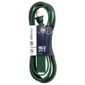 Century Wire 16/2 Green Triple Tap Xmas Cords - 9'