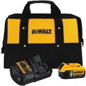 DeWalt 20V MAX Battery and Charger Kit with Bag, 5.0Ah