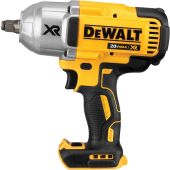 DeWalt 1/2" 20V MAX XR High Torque Impact Wrench with Hog Ring Anvil for powerful, efficient performance – Tool Only