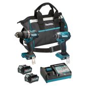 Makita 40Vmax XGT Brushless 2 Tool Combo Kit, 2.5Ah x2