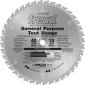 Freud 10" Saw Blades - 40T Finishing