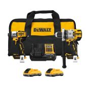DeWalt DCK2101QQ2 20V MAX XR 3-Speed Hammer Drill & Impact Combo Kit w/XR POWERPACK Batteries