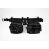 Magnum 14-Pocket Saddle Leather Carpenter Tool Belt Set (TBSLC309)