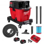 Milwaukee M18 FUEL 9 Gallon Dual-Battery Wet/Dry Vacuum Kit
