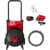Milwaukee M18 Drum Machine with 3/8" Cable