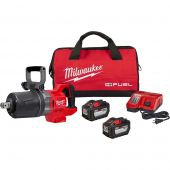Milwaukee M18 FUEL 18 Volt Lithium-Ion Brushless Cordless 1" D-Handle High torque Impact Wrench w/ONE KEY Kit