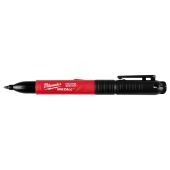 Milwaukee Inkzall 48-22-3113 Double Sided Black Jobsite Marker - Fine Point & Chisel Tip