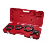 Milwaukee M18 18 Volt Lithium-Ion Cordless Force Logic Press Ring 2-1/2 in. to 4 in. Kit